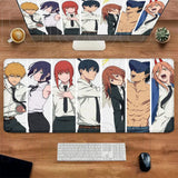 Comic Chainsaw Man XXL Mouse Pad Anime reze Gamer Makima Gaming Accessories 400x900mm Large Keyboard Desk Mat Computer Keyboard