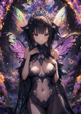 Fantasy Art Sexy Cartoon Animal Roleplay Anime Girl Dark Demon Witch Abstract Poster Canvas Painting Wall Art Picture Home De