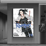 cool anime t-Tokyo Revengers Poster Versatile HD Waterproof Wall Art Self-Adhesive Decor for Any Space Ideal Gift