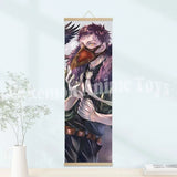 My Hero Academia Poster: Wooden-framed Scroll, HD Quality Wall Art, Wall Decoration for Game Rooms and Bedrooms