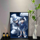Anime Kaitou Kid Detective Conan Magic Kaito-Detective Conan Poster HD Posters Home Room Bar Cafe Decor Art Wall Painting Pictur