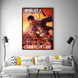Anime A-Attack on TitanS Poster Versatile HD Waterproof Wall Art Self-Adhesive Decor for Any Space Ideal Gift