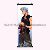 Anime BLEACH Figures Posters Kurosaki Ichigo Wall Art Scrolls Picture Kuchiki Rukia Home Decor Canvas Japanese Hanging Painting