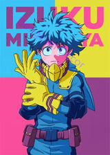 Japanese Anime My Hero Academia Wall Decorative Picture for Boy Room Metal Tin Sign Home Decor Wall Art Cafe Quality Posters