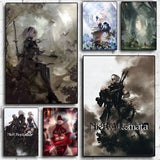 NieR Automata Anime Anime Canvas Painting Poster Home Living Room Bedroom Bar Cafe Art Decor Anime Wall Art Room Decor