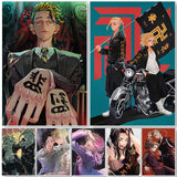 Anime Tokyo Revengers Ryuguji Ken Manjiro Sano Poster HD Print Canvas Painting Wall Art Pictures for Living Room Home Decorat