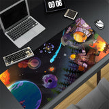 Mouse Pad Black And White Anime Keyboard Pad Laptop Outer Wilds Solar System Desk Mat PC Gaming Accessories Mousepad XXL Carpet