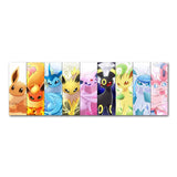 Pokemon Anime Eevee Evolution Umbreon Espeon Leafeon Canvas Painting Wall Art Poster Children Room Decor Mural Picture Cuadros
