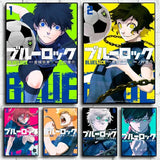 Japan Anime Sports Football Canvas Painting Blue lock Print Poster and Print Decoration Wall Art Kawaii For Living Room Decor