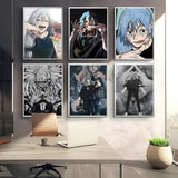 1pc Anime J-Jujutsu K-Kaisen M-Mahito Poster Sticky Wall Art Printing Waterproof Home Living Bed Room Aesthetic Decor