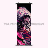 Demon Slayer: Kimetsu No Yaiba Wall Art Canvas Scrolls Pictures Anime Poster Hanging Painting Print Home Decoration Living Room