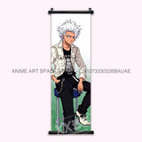 Anime BLEACH Figures Posters Kurosaki Ichigo Wall Art Scrolls Picture Kuchiki Rukia Home Decor Canvas Japanese Hanging Painting