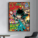 My Hero Academia Kaminari Denki Classic Anime Anime Posters Sticky HD Quality Wall Art Retro Posters for Home Room Wall Decor
