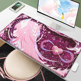 Honkai Star Rail Cyrene Mousepad Love Pink Anime Girl Desk Mat HD Print Keyboard Mats Mouse Pad Computer 900x400mm Accessories