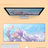 HD New Kawaii Girl Frieren At The Funeral Mouse Pad XXL 800x400mm Mausepad Large Laptop Gaming PC MousePad Rubber Anime Desk Mat