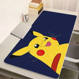 Office PU Leather Mouse Pad Big Japan Anime Keyboard Laptop Pokemon Pikachu Mousepad PC Kawaii Gamer Desk Mat Student Table Mat