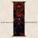 Naruto Home Decoration Canvas Hanging Painting Uchiha Madara Wall Art Prints Scrolls Pictures Hot Blooded Japanese Anime Poster