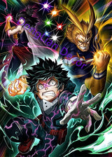 Japanese Anime My Hero Academia Wall Decorative Picture for Boy Room Metal Tin Sign Home Decor Wall Art Cafe Quality Posters