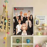 Anime T-Tokyo Revengers Poster Canvas HD Poster Wall Art interior Hallway Home Decoration Holiday Gifts