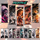 Demon Slayer: Kimetsu No Yaiba Wall Art Canvas Scrolls Pictures Anime Poster Hanging Painting Print Home Decoration Living Room