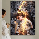 A-A-Attack On T-T-Titan S-s-Season Anime Painting Calligraphy HD Waterproof Canvas Poster Art: Aesthetic Wall Decor Home