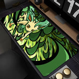 Mouse Pad Kawaii Flower Pattern XXL Keyboard Rug Laptop Japan Anime P-pokemonS Mousepad PC Cute E-eevee Gamer Cabinet Desk Mat