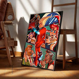 Anime G-Ghost Trick Phantom Detective Poster Art Pictures For Living Room Decor Home Decor Painting