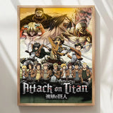 A-Attack On Anime T-Titan Poster High Quality Print Waterproof Wall Art Sticker For Bar Living Room Decor Gift
