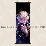 Hot Blooded Anime Jujutsu Kaisen Print Canvas Poster Satoru Gojo Home Decoration Mural Wall Art Scrolls Picture Hanging Painting