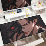Anime Girls Samurai Oni Mask Mousepad Large Computer Gaming Accessories 400x900mm Gamer Professional Premium Mouse Mat Desk Mats