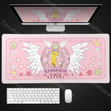 Xxl Sakura Card Anime Mousepad Large Gaming Keyboard Mouse Pad Clow Card Mousemat  Computer Office Tablemat Extended Desk Mat