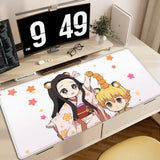 Zenitsu Agatsuma Anime Demon Slayer Mousepad Mouse Mat Desk Mat With Pad Gaming Accessories Prime Gaming XXL Keyboard Pad