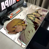Mouse Pad Laptop Japan Anime Keyboard Pad H-hunter X H-hunter Gamer Cabinet Desk Mouse Mat PC Black and White Kurapika Mousepad