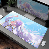HD New Kawaii Girl Frieren At The Funeral Mouse Pad XXL 800x400mm Mausepad Large Laptop Gaming PC MousePad Rubber Anime Desk Mat