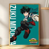 M-My Hero Academia Anime Painting Calligraphy HD Print Art Core – Unframed, Vibrant Wall Art, Ideal for Home