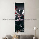 Jujutsu Kaisen Anime Poster Room Canvas Print Hanging Painting Wall Art Megumi Fushiguro Scrolls Picture Home Decoration Mural