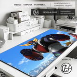 Grendizer And Actarus UFO Robot Keyboard Desk Mat Mousepad Goldorak Anime XL Gaming Printing Computer Mouse pad