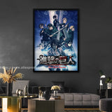 Attack on Titan Manga Poster  Decorative Canvas Wall Art x for Living Room  Bedroom  Anime Wall Decor Print
