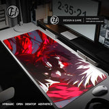 Gaming Accessories Mouse Pad Tokyo Ghoul Mousepad black white Anime Large Mouse Mat Keyboard Computer Gamer Desk Mat 900x400cm