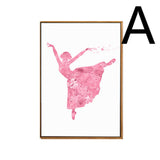 Canvas Wall Art Modern Nordic Parisian Dancer Painting