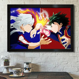 Japan Cartoon Anime My Hero Academia Canvas Painting Wall Art Nordic Poster and Prints Aesthetic For Living Home Decoration Gift
