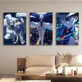Anime Kaitou Kid Detective Conan Magic Kaito-Detective Conan Poster HD Posters Home Room Bar Cafe Decor Art Wall Painting Pictur