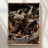 A-Attack On Anime T-Titan Poster High Quality Print Waterproof Wall Art Sticker For Bar Living Room Decor Gift