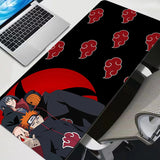 AKATSUKI N-Naruto Mouse Pad Anime Gaming Accessories Varmilo Keyboard Desk Mat Gabinete Gamer Carpet Mousepad Mouse Mats