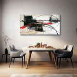 Handmade Oil Painting Canvas Wall Art Decoration Abstract Lines For Home Living Room Decor Rolled Frameless Unstretched Painting