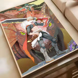 M-My Hero AcademiaS Anime Poster HD Waterproof PVC Wall Art - Aesthetic Removable For Office Home Bedroom