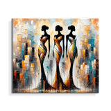 Large Abstract Handmade Oil Painting Textured African Woman Modern Wall Art On Canvas Living Room Bedroom Home Decoration