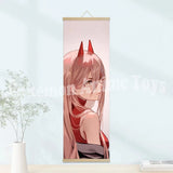 Chainsaw Man Anime Poster Wooden-framed Scroll Painting HD Quality Wall Art Retro Posters for Home Room Wall Decor
