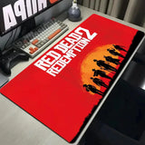 Xxl Anime Cute Mausepad Computer Accessories Red Dead Redemption 2 Game Keyboard Rubber Mousepad Pc Gamer Girl Non-slip Desk Mat