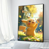 Anime Figures Hd Charizard Bulbasaur Squirtle Charmander Artwork Poster Canvas Painting Wall Art Home Room Decor